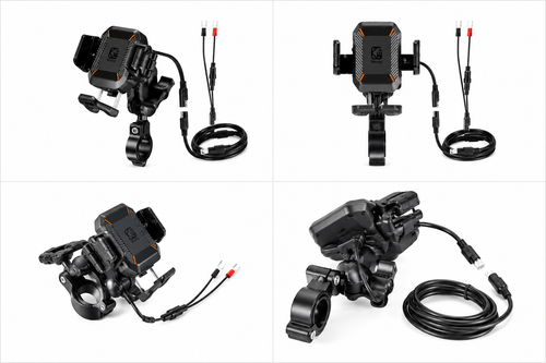 DB Adventure Mount PRO – Soporte Antivibración con Carga USB-C e Inalámbrica